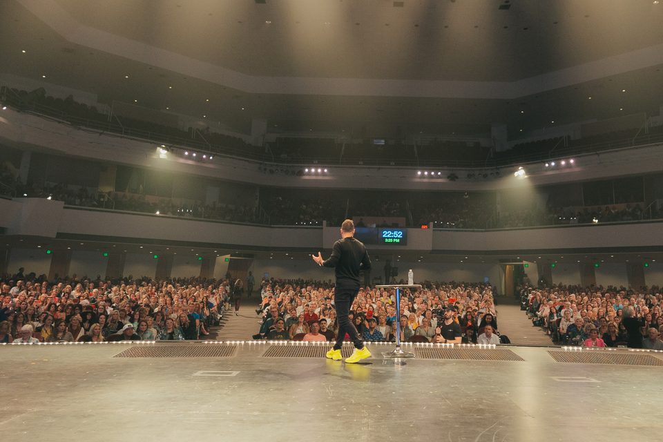 Buck Wise on stage